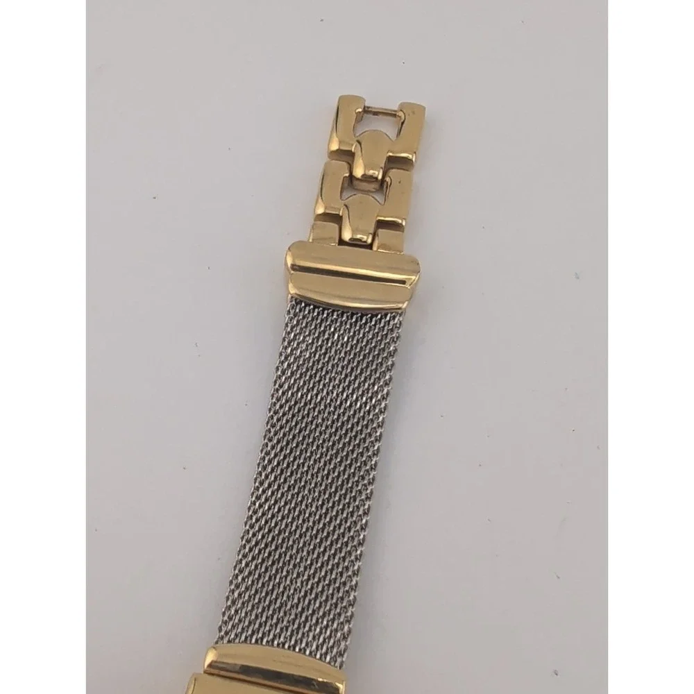 Gloria Vanderbilt II Women's Watch 20mm Case Mesh Metal Band- New Battery